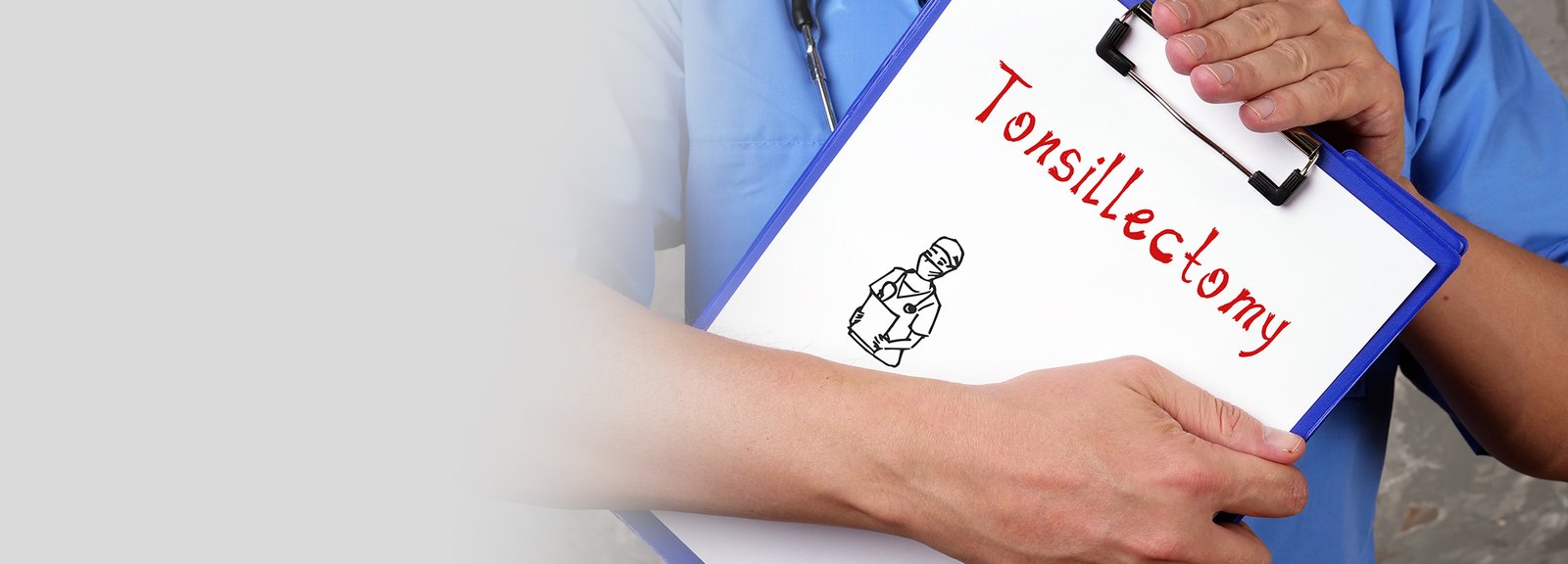 Swollen tonsils assessed by an ENT specialist at Kapadia Hospital, Mumbai