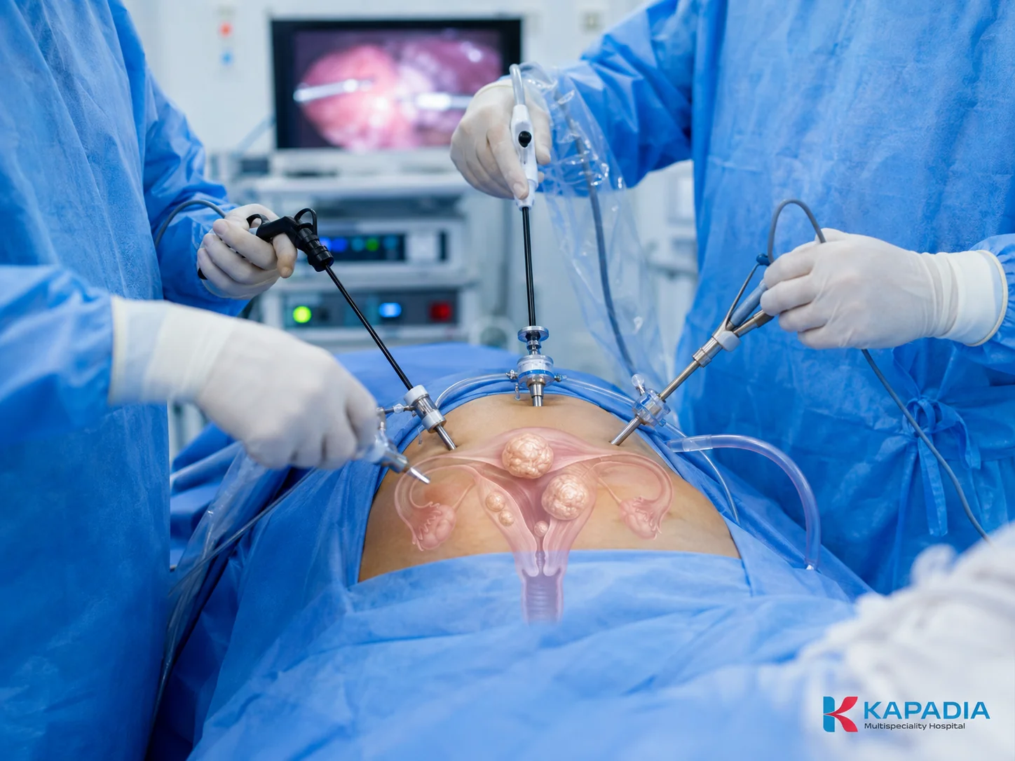 Uterine fibroid treatment and laparoscopic myomectomy at Kapadia Multispeciality Hospital, Mumbai